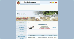 Desktop Screenshot of carrental.in-quito.com